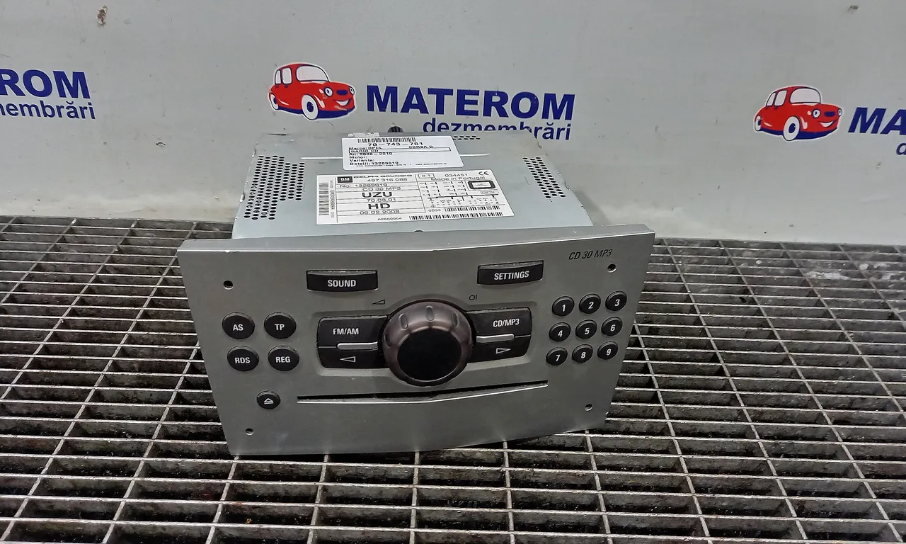 RADIO CD OPEL CORSA D 2006-2015