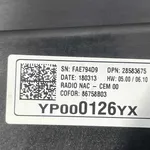 AFISAJ BORD OPEL CROSSLAND X 1.2 2017-2020 oe-28583675, vedere laterala