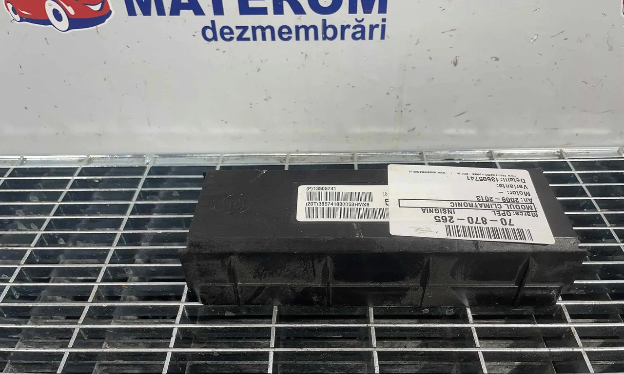 MODUL CLIMATRONIC OPEL INSIGNIA A 2008-2017