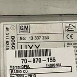 RADIO CD OPEL INSIGNIA A 2.0 2008-2017 oe-13337253, vedere laterala