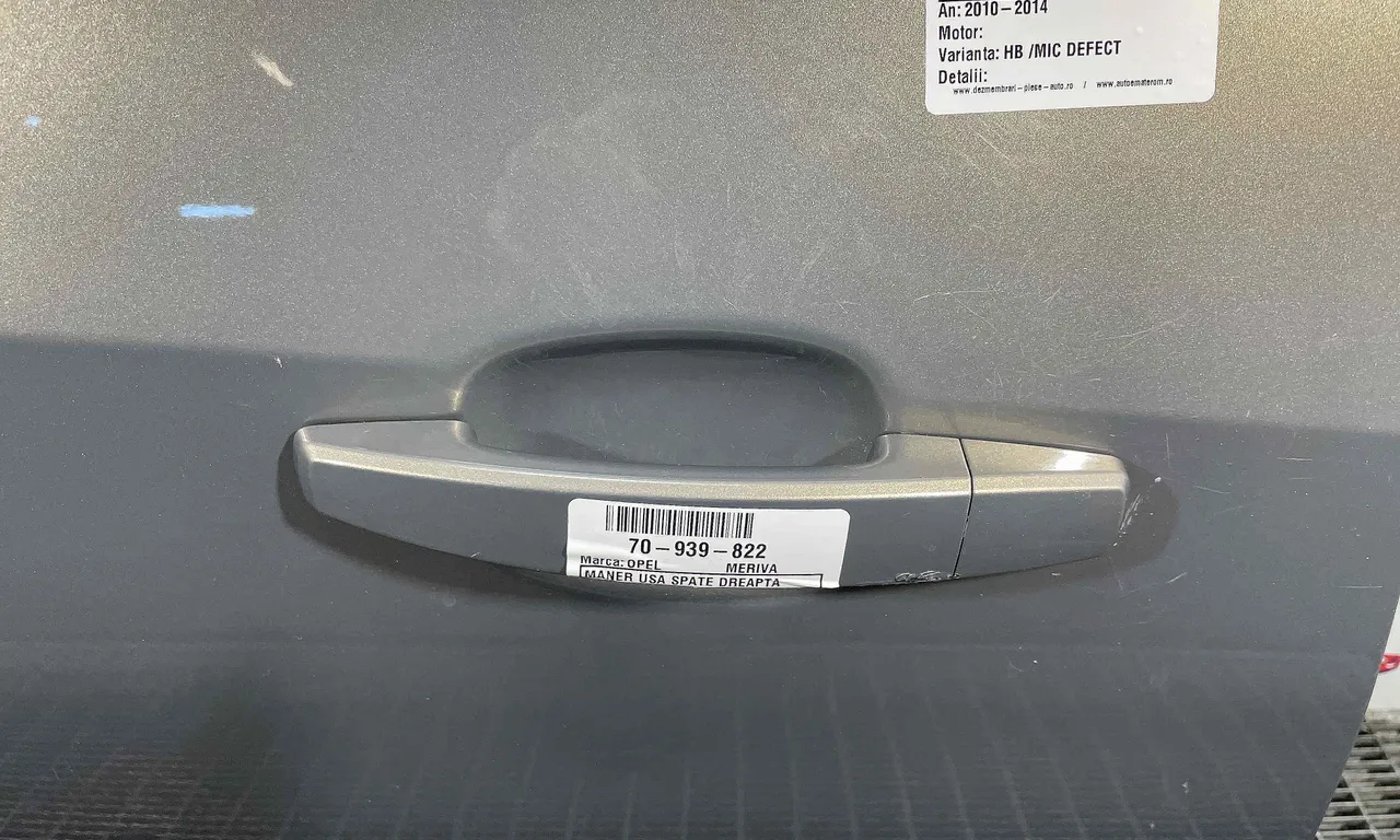 MANER USA SPATE DREAPTA OPEL MERIVA B 2010-2017