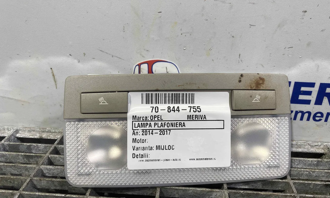 LAMPA PLAFONIERA OPEL MERIVA B 2010-2017