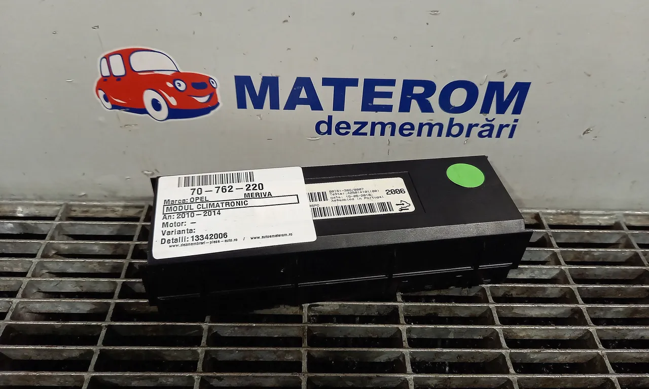 MODUL CLIMATRONIC OPEL MERIVA B 2010-2017
