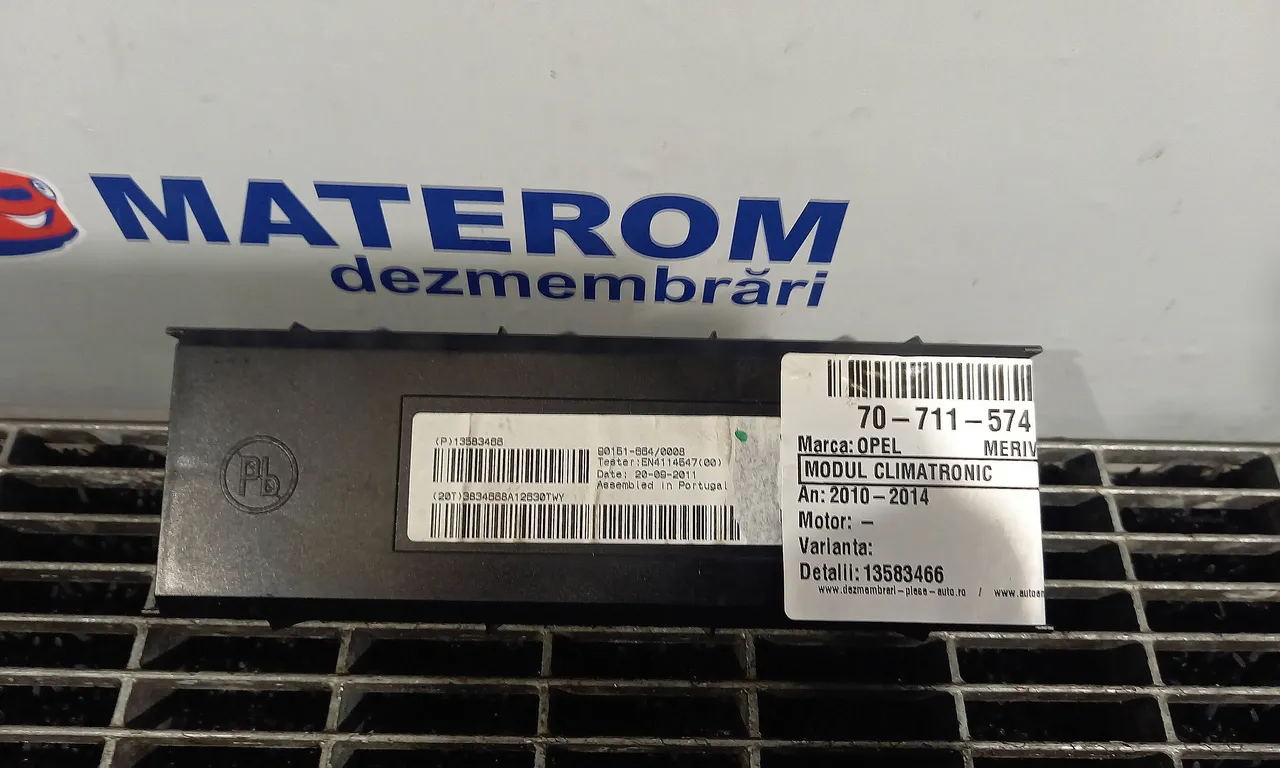 MODUL CLIMATRONIC OPEL MERIVA B 2010-2017