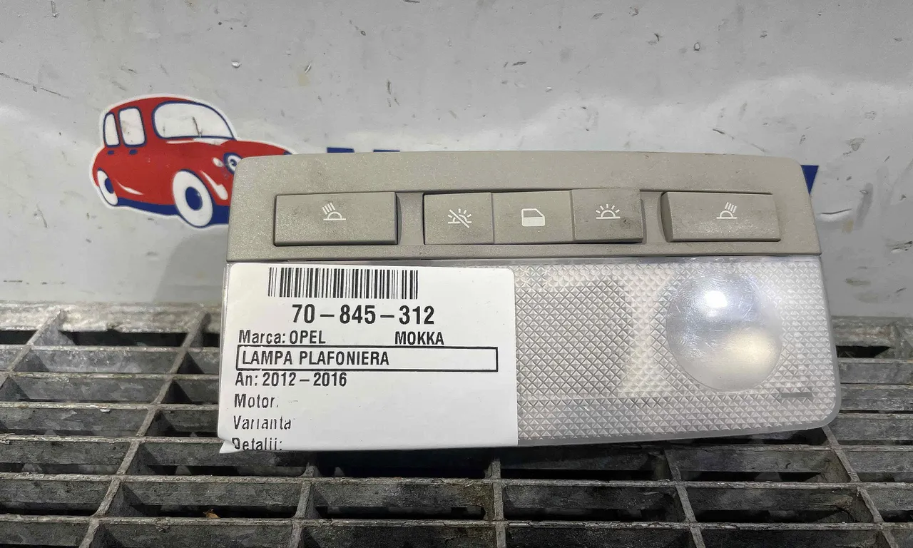 LAMPA PLAFONIERA OPEL MOKKA / MOKKA X 2012-2019