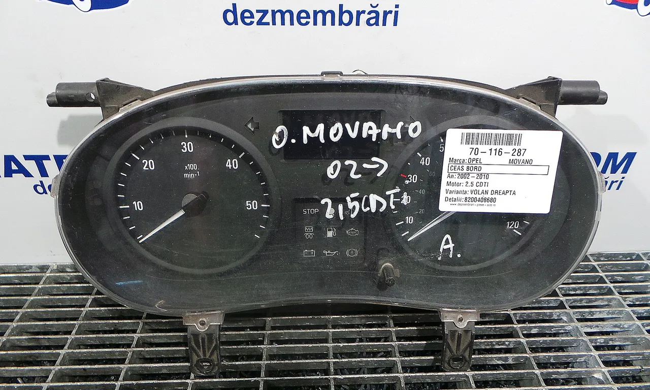 CEAS BORD OPEL MOVANO A bus 1998-2010