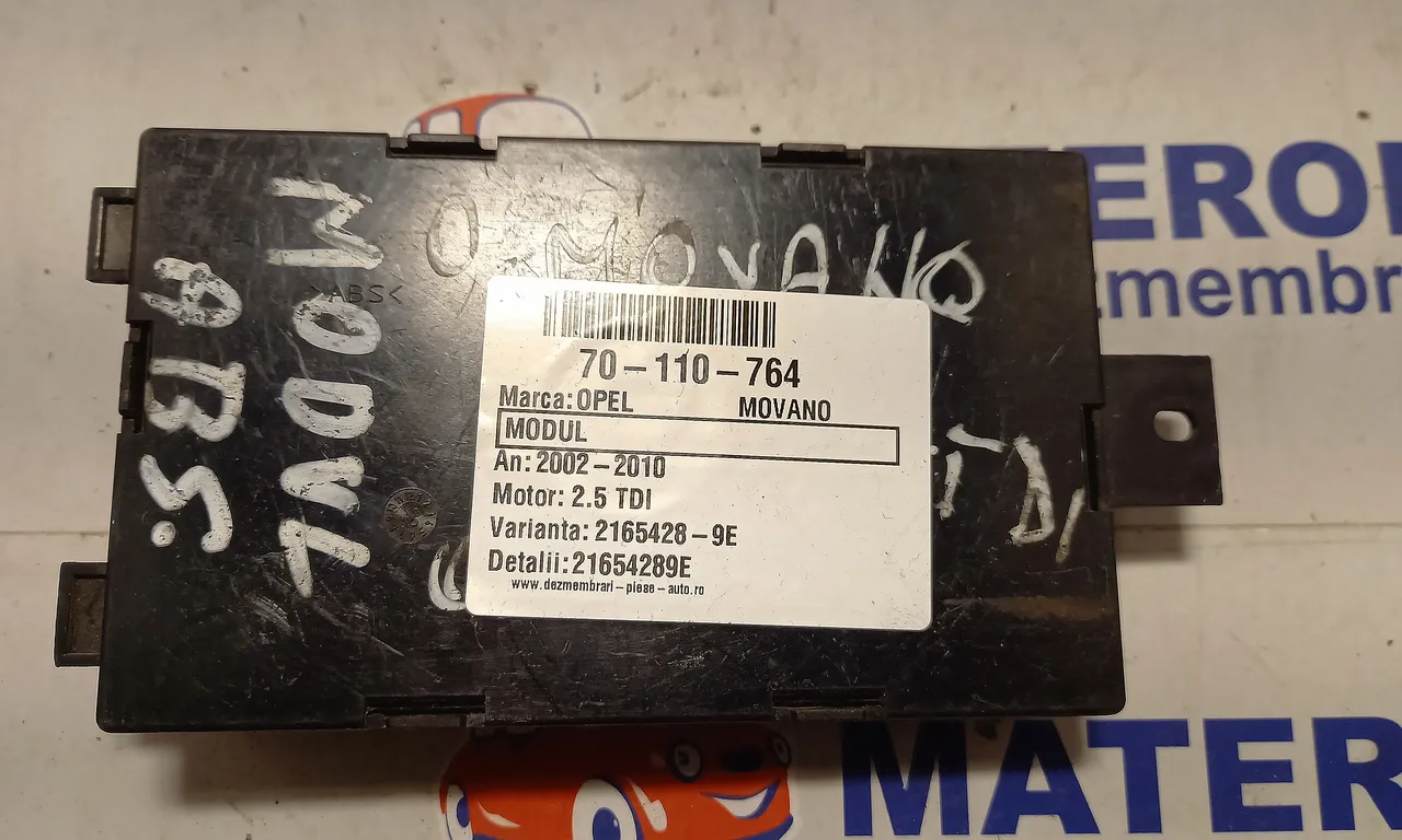 MODUL OPEL MOVANO A bus 1998-2010
