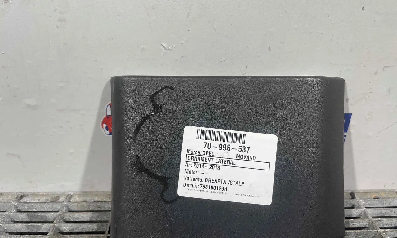 ORNAMENT LATERAL OPEL MOVANO B 2010-2018