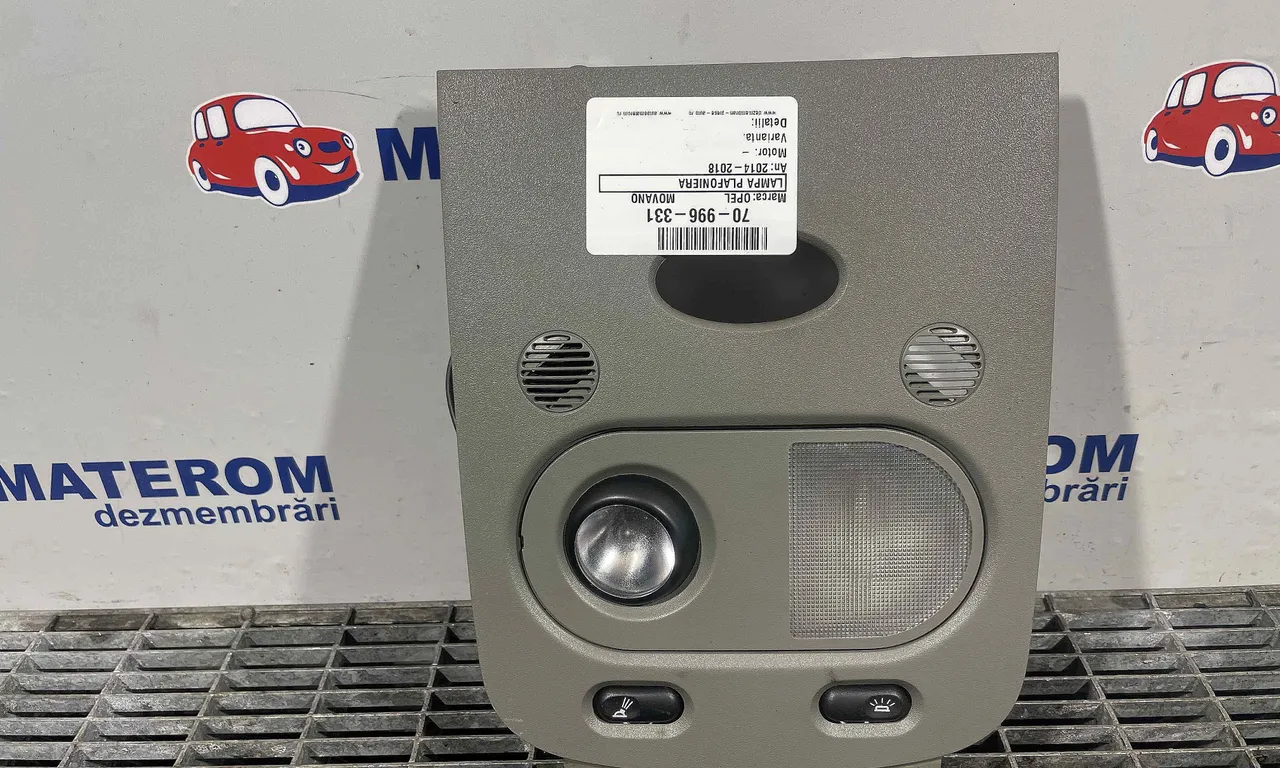 LAMPA PLAFONIERA OPEL MOVANO B 2010-2018