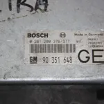 Calculator motor OPEL VECTRA A 1988-1995 90351648 GE, vedere laterala