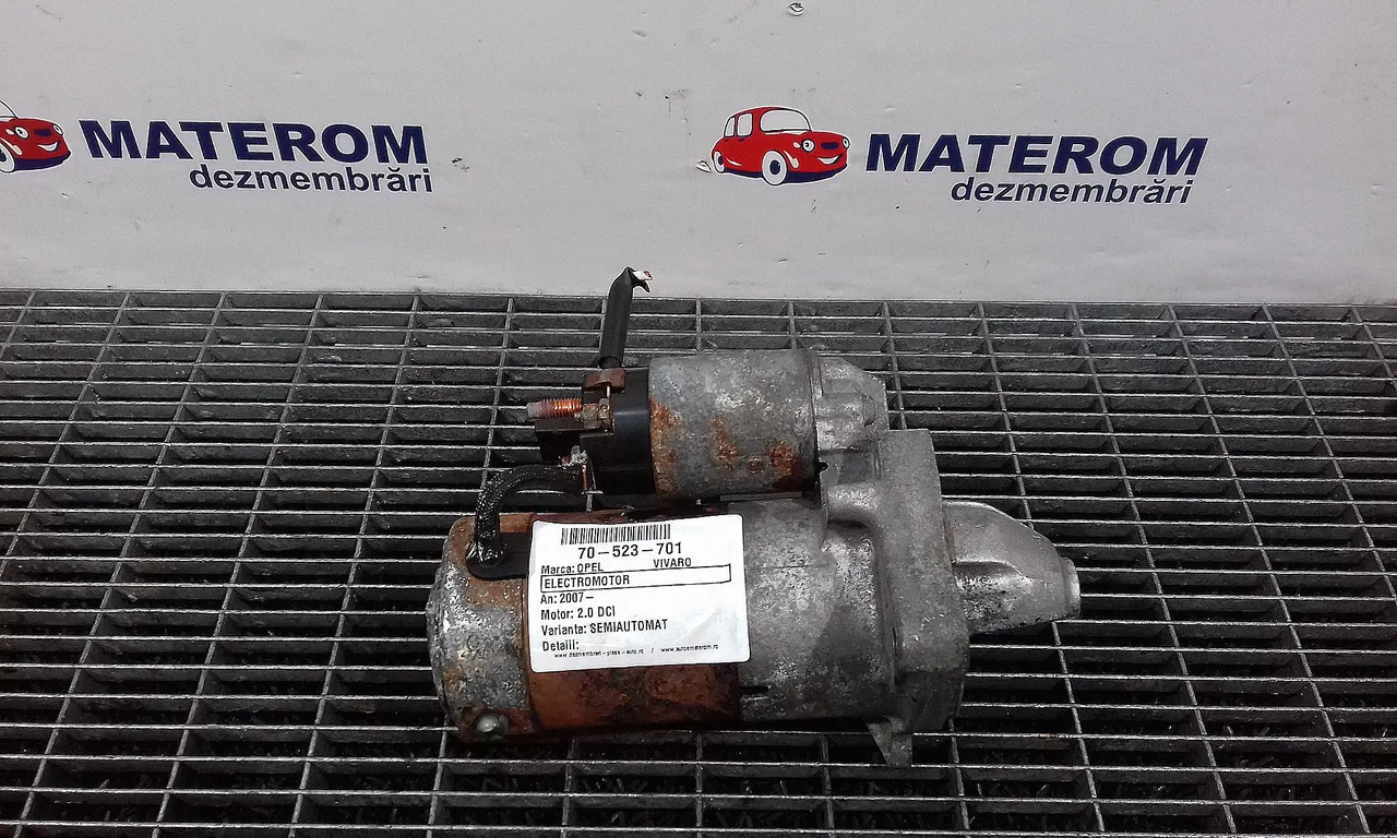 ELECTROMOTOR OPEL VIVARO A 2001-2015