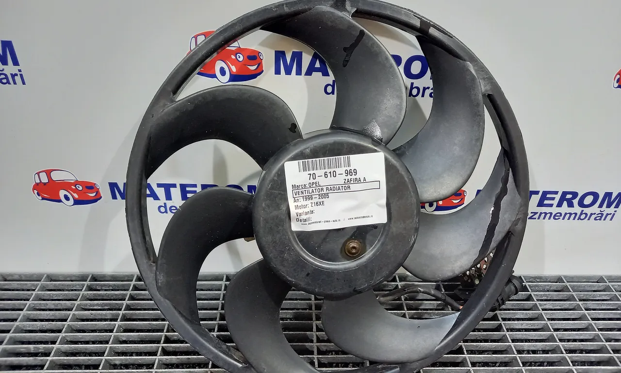 VENTILATOR RADIATOR OPEL ZAFIRA A 1999-2006