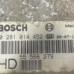CALCULATOR MOTOR OPEL ZAFIRA B 1.9 VAN 2005-2015 oe-55566279, vedere laterala