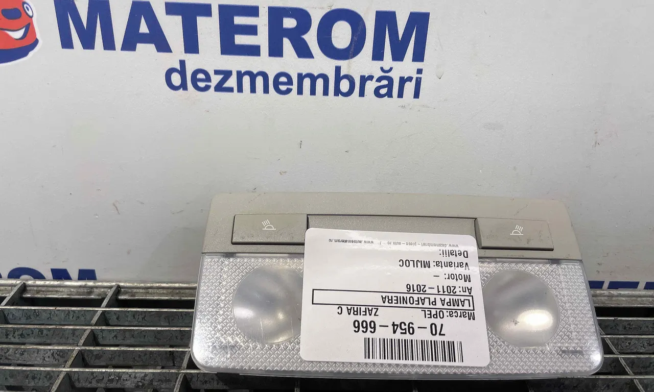 LAMPA PLAFONIERA OPEL ZAFIRA TOURER C 2011-2016