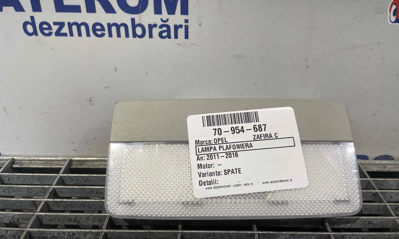 LAMPA PLAFONIERA OPEL ZAFIRA TOURER C 2011-2016