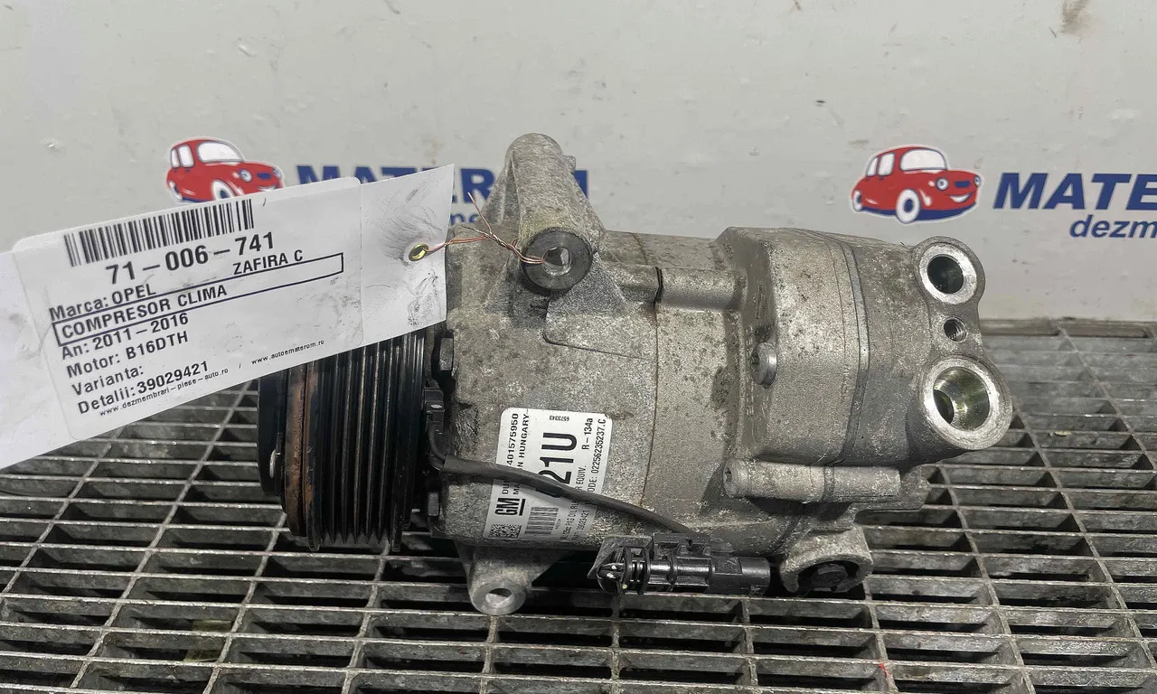 COMPRESOR CLIMA OPEL ZAFIRA TOURER C 2011-2016