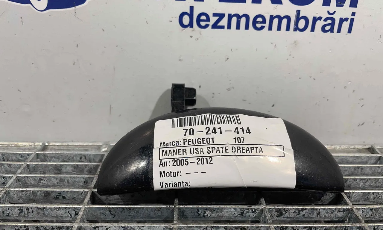 MANER USA SPATE DREAPTA PEUGEOT 107 2005-2016