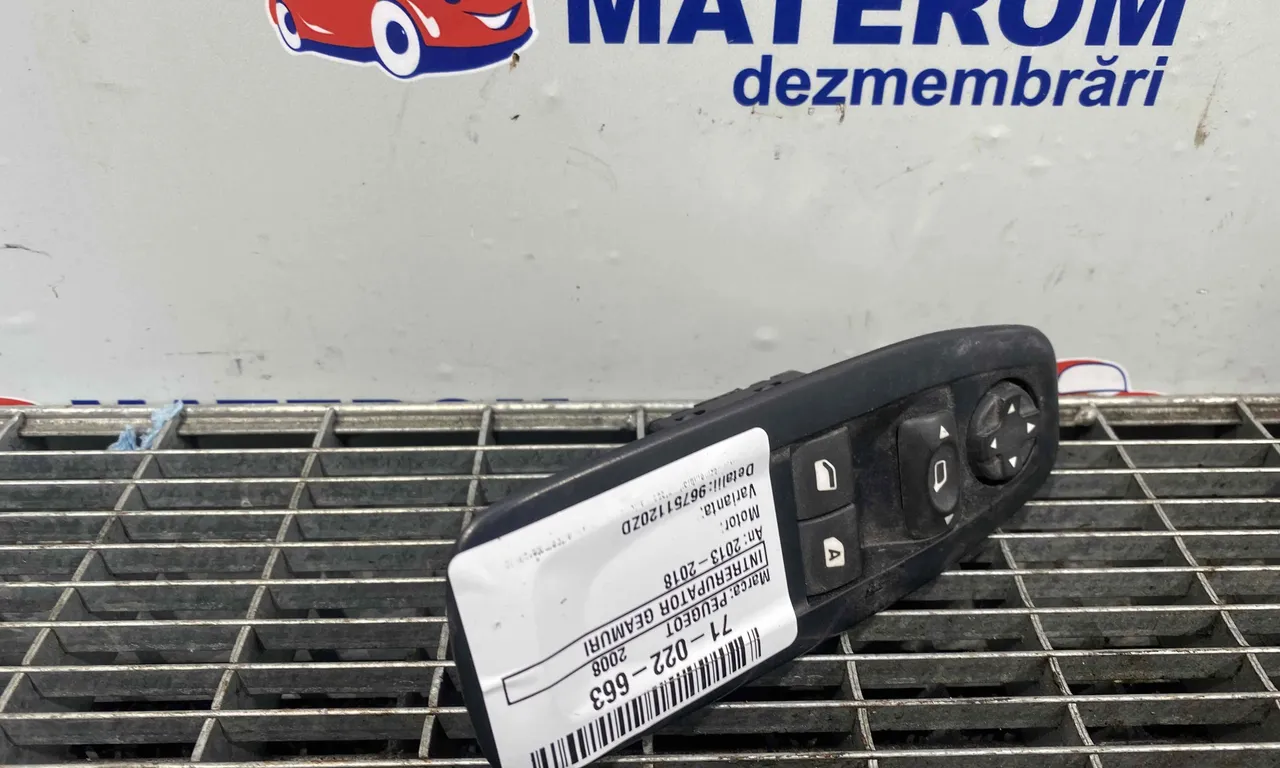 INTRERUPATOR GEAMURI PEUGEOT 2008 I 2013-2018