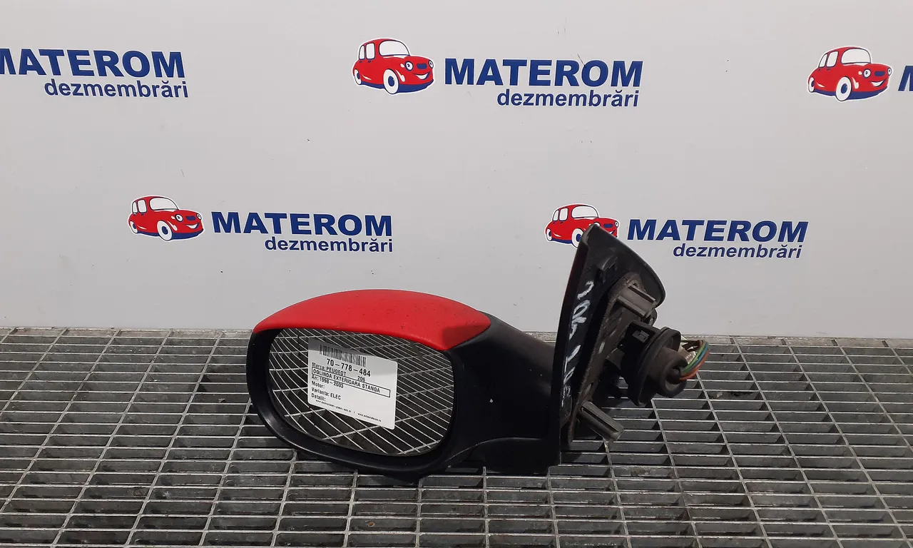 OGLINDA EXTERIOARA STANGA PEUGEOT 206 1998-2012