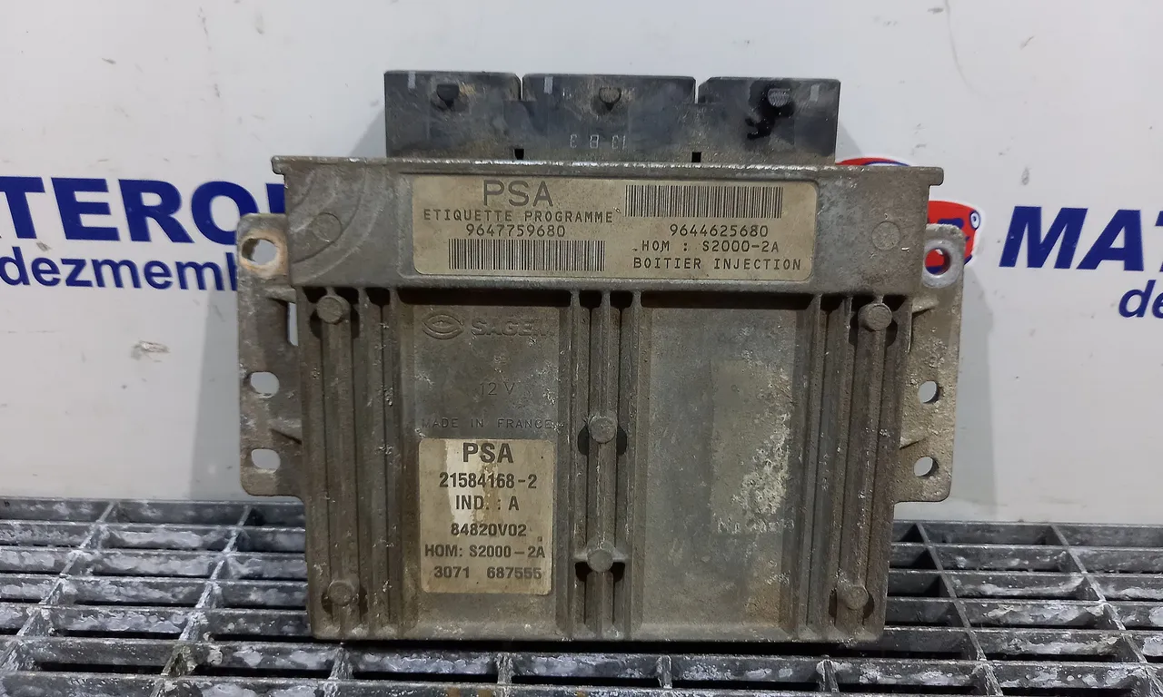CALCULATOR MOTOR PEUGEOT 206 1998-2012