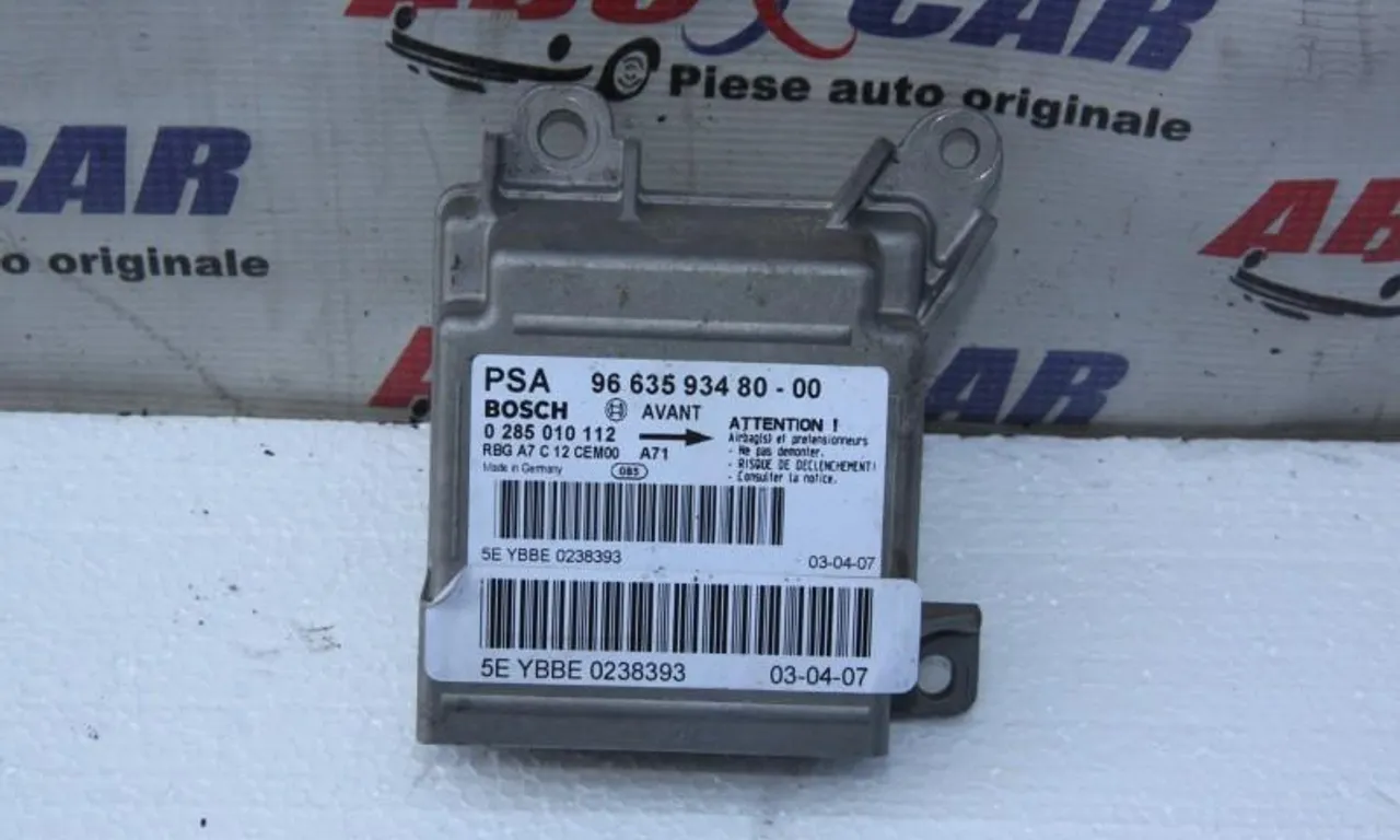 Calculator airbag PEUGEOT 207 2006-2015