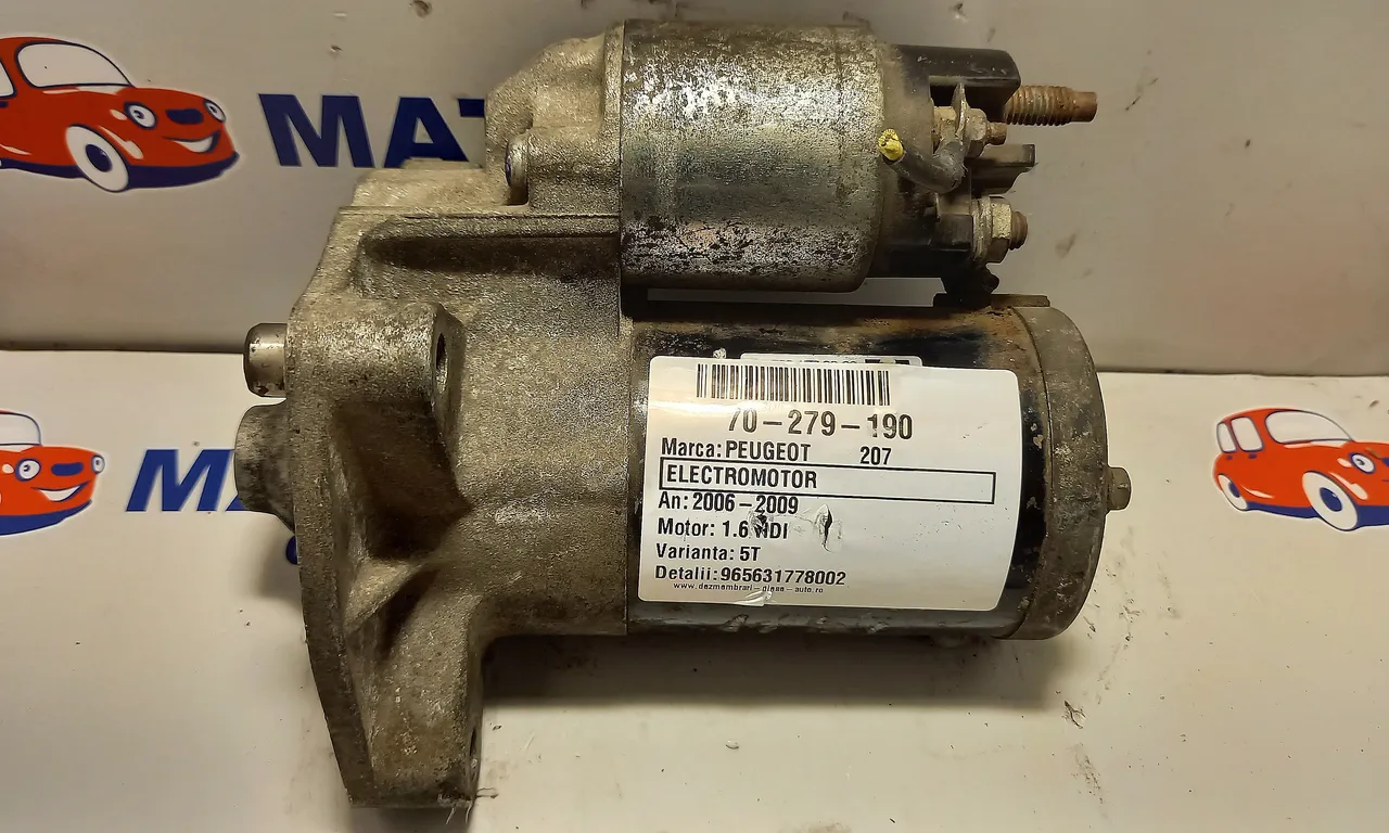 ELECTROMOTOR PEUGEOT 207 2006-2009