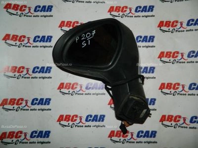 Oglinda stanga electrica cu semnalizare PEUGEOT 207 2007-2014, vedere frontata