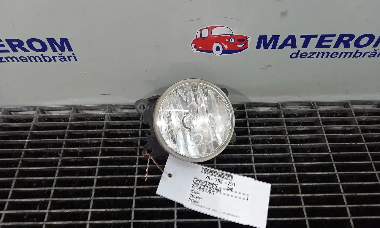 HALOGEN STANGA PEUGEOT 3008 I 2009-2017