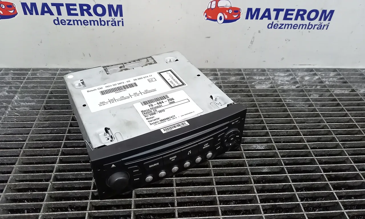 RADIO CD PEUGEOT 3008 I 2009-2017