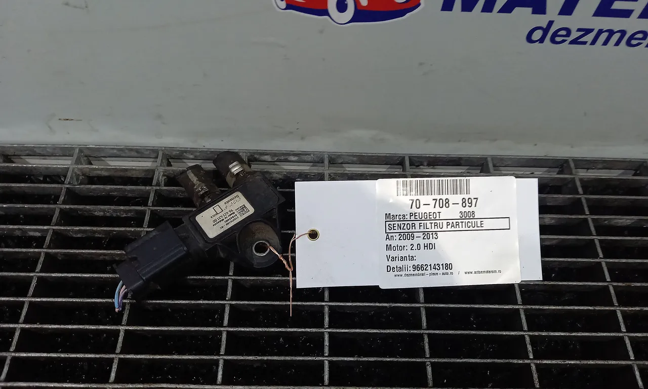 SENZOR FILTRU PARTICULE PEUGEOT 3008 I 2009-2017