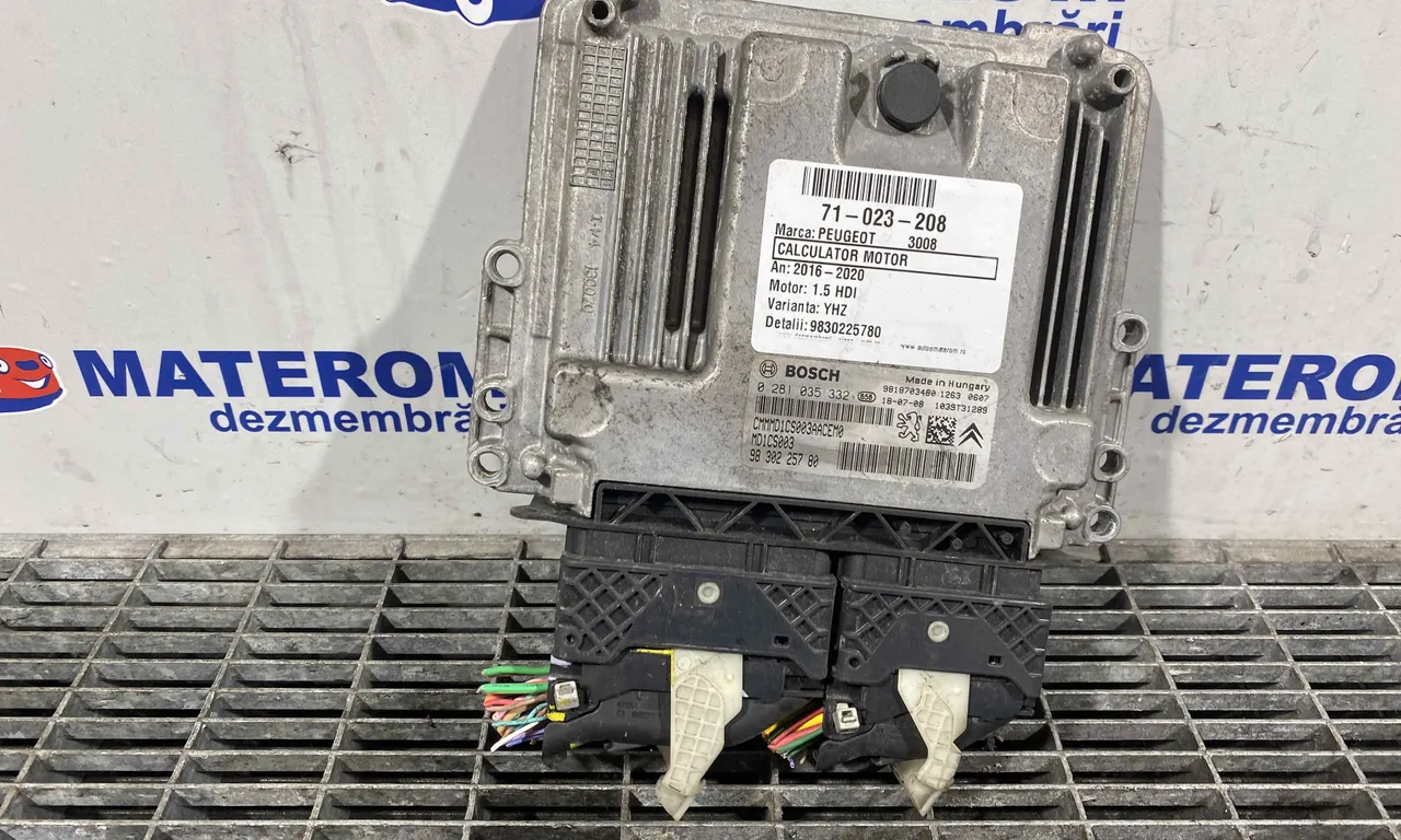 CALCULATOR MOTOR PEUGEOT 3008 II 2016-2020