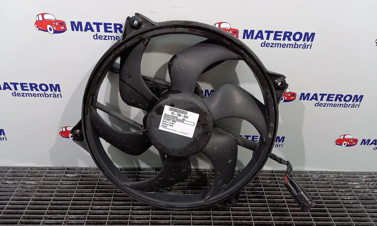 VENTILATOR RADIATOR PEUGEOT 307 2000-2012