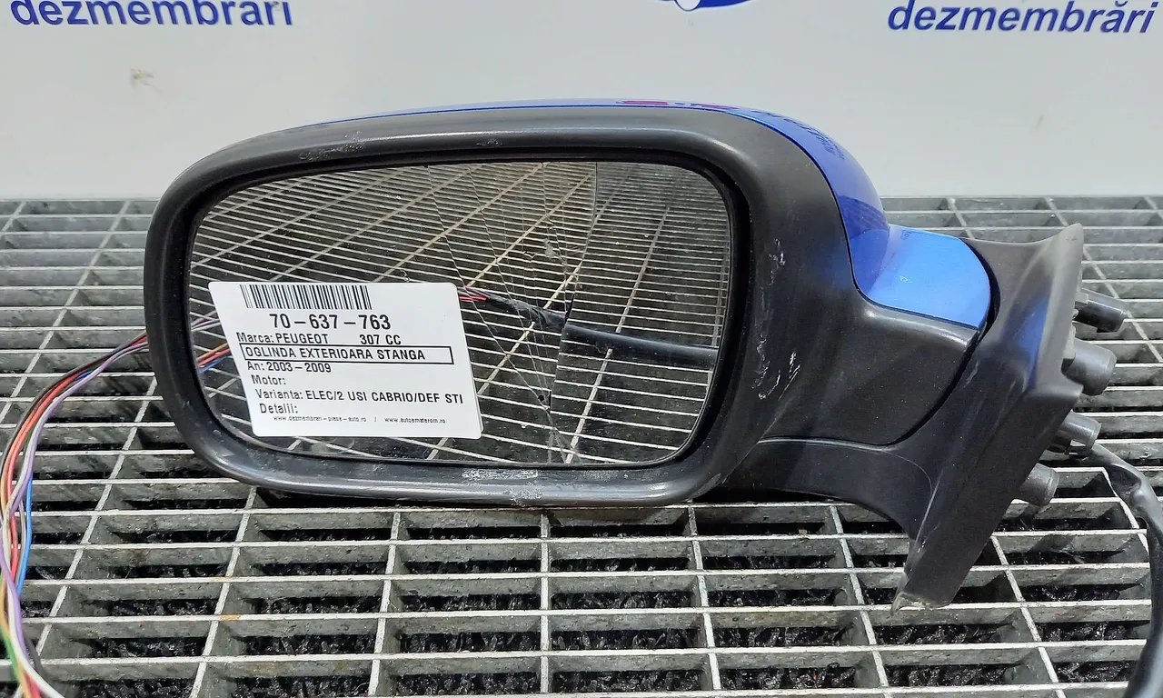 OGLINDA EXTERIOARA STANGA PEUGEOT 307 CC 2003-2009