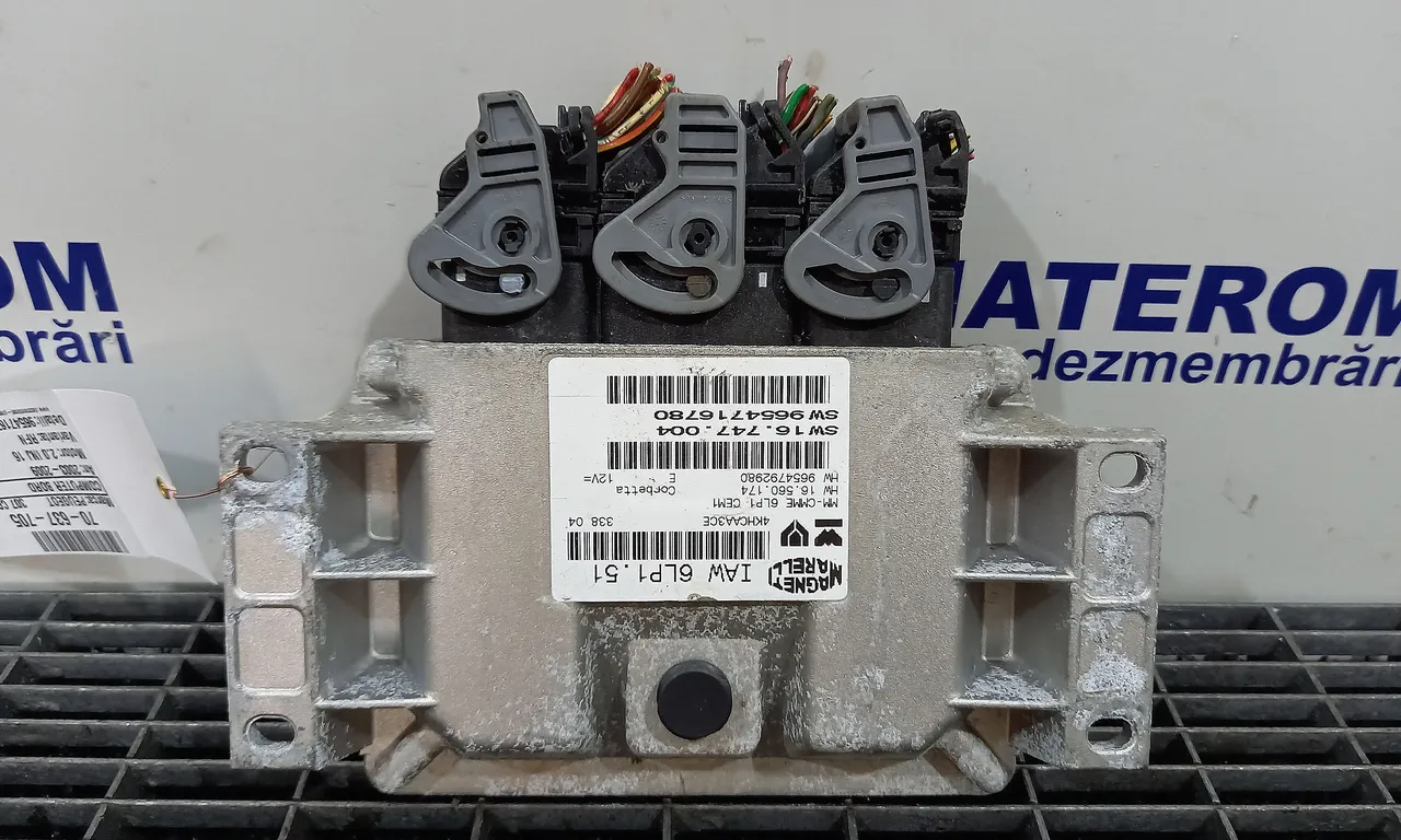 CALCULATOR MOTOR PEUGEOT 307 CC 2003-2009
