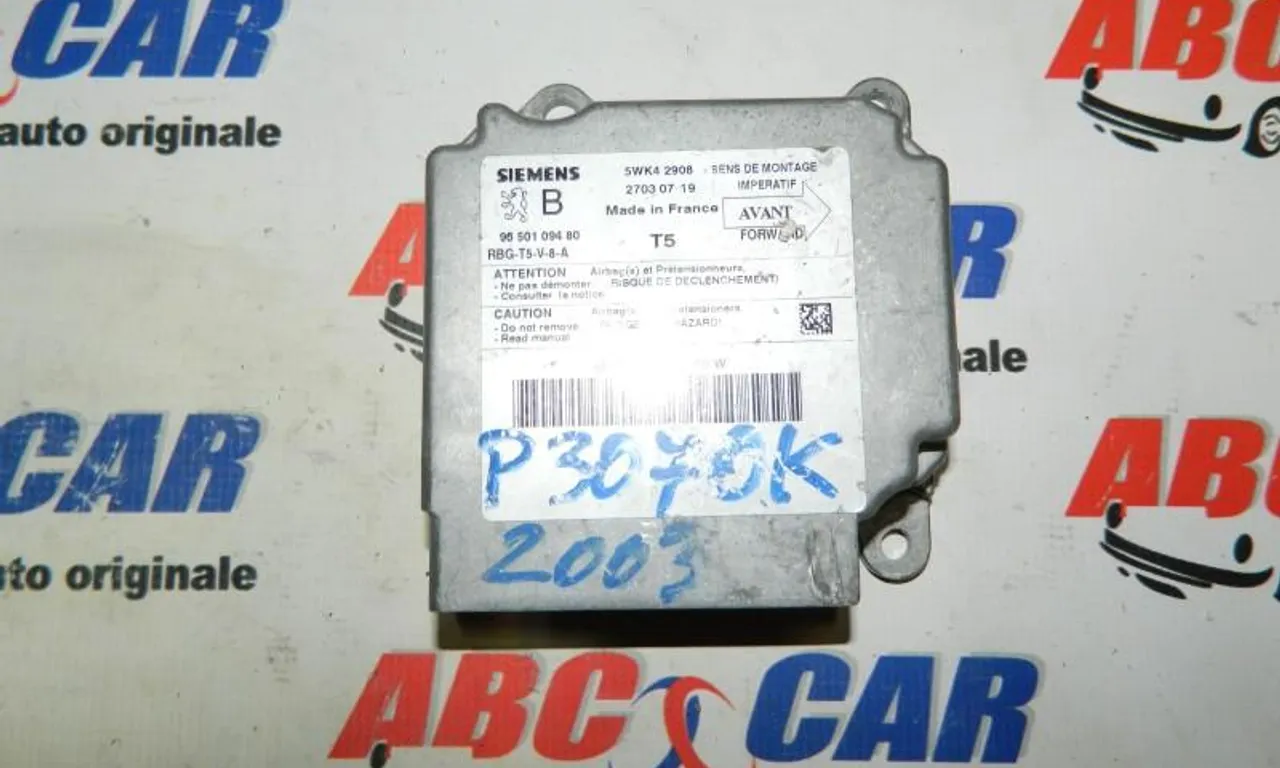 Modul airbag PEUGEOT 307 2001-2012