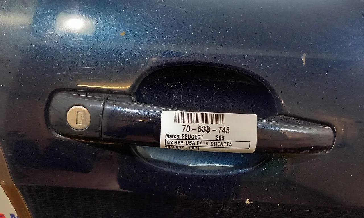 MANER USA FATA DREAPTA PEUGEOT 308 I 2007-2016