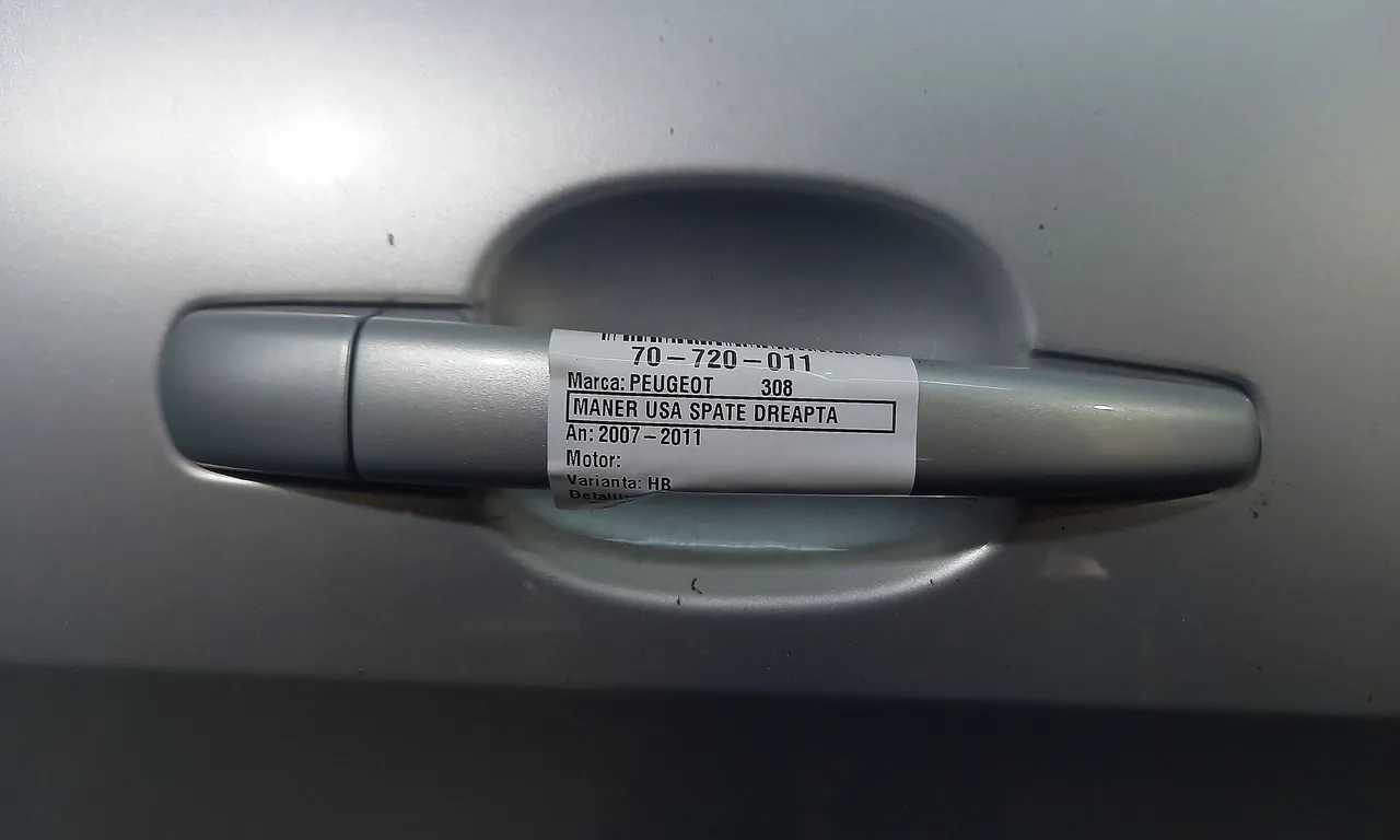 MANER USA SPATE DREAPTA PEUGEOT 308 I 2007-2016
