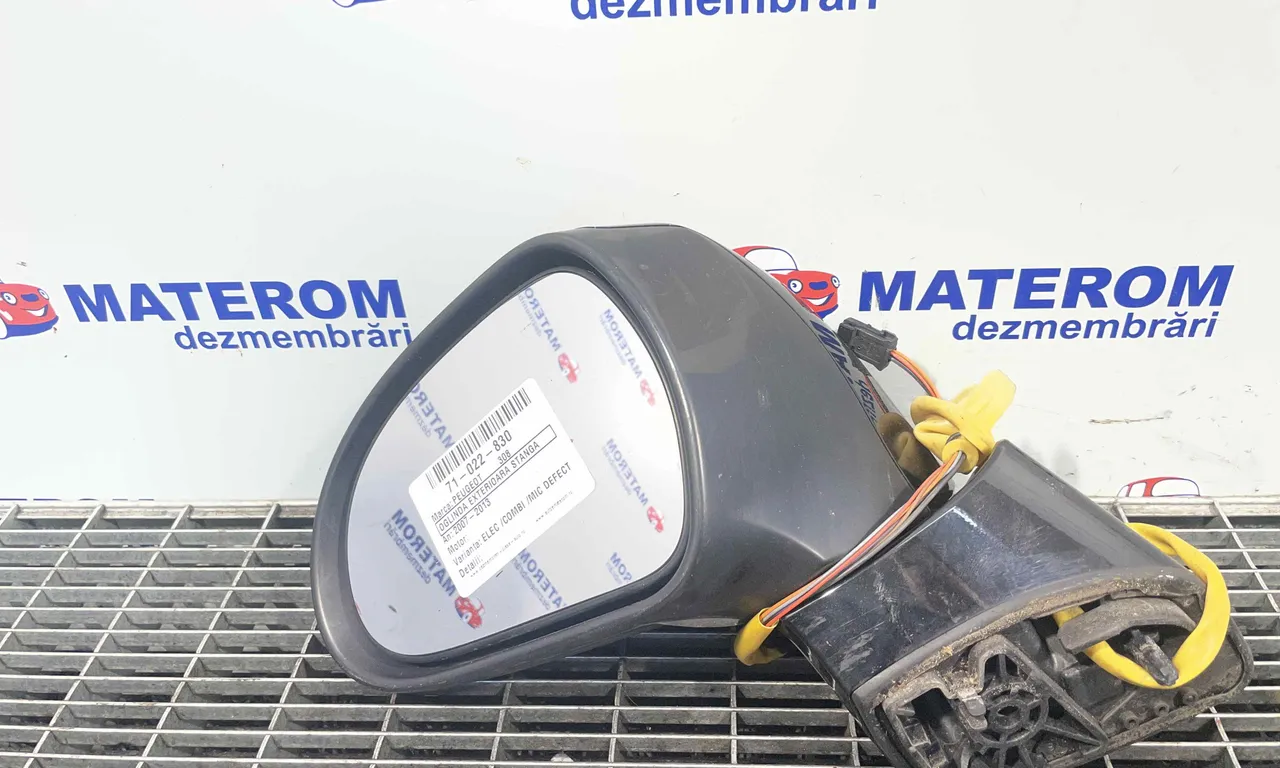 OGLINDA EXTERIOARA STANGA PEUGEOT 308 I 2007-2016