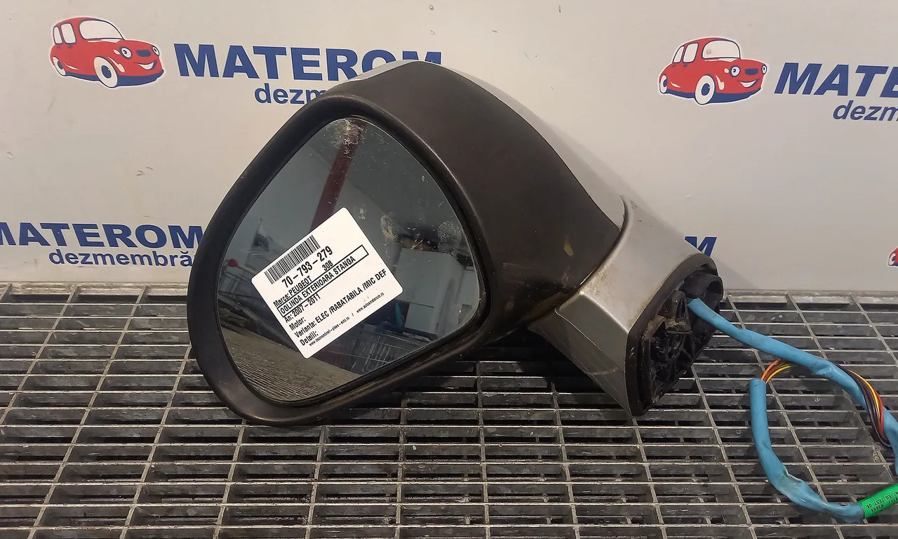 OGLINDA EXTERIOARA STANGA PEUGEOT 308 I 2007-2016