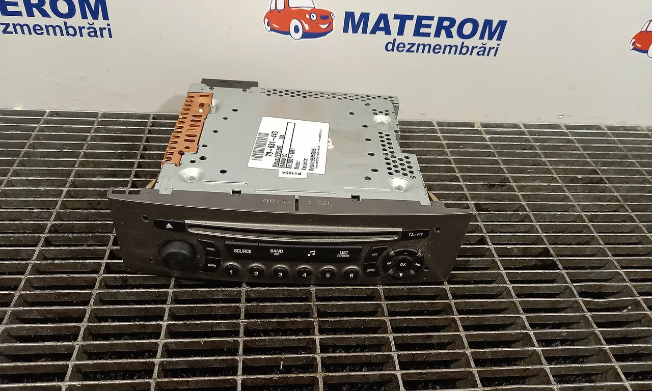 RADIO CD PEUGEOT 308 I 2007-2016