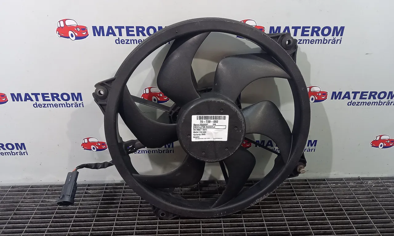 VENTILATOR RADIATOR PEUGEOT 308 I 2007-2016