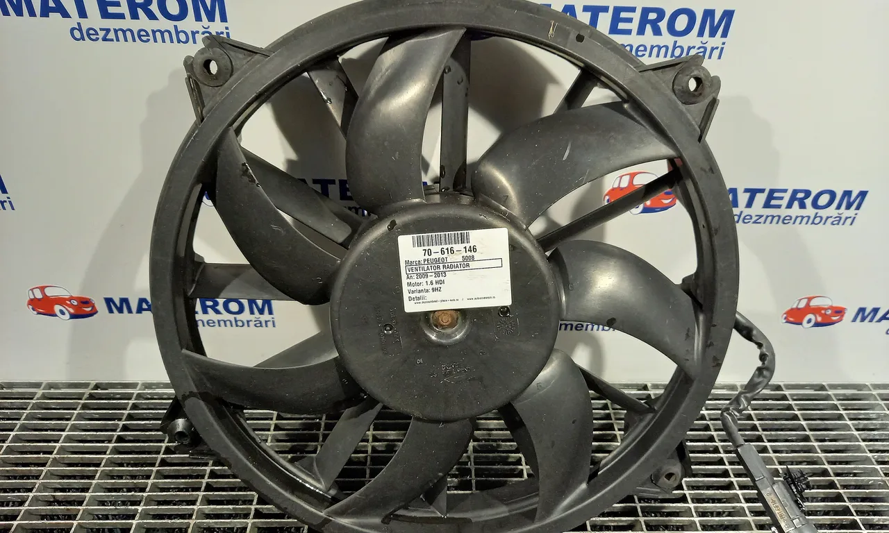 VENTILATOR RADIATOR PEUGEOT 5008 2009-2017