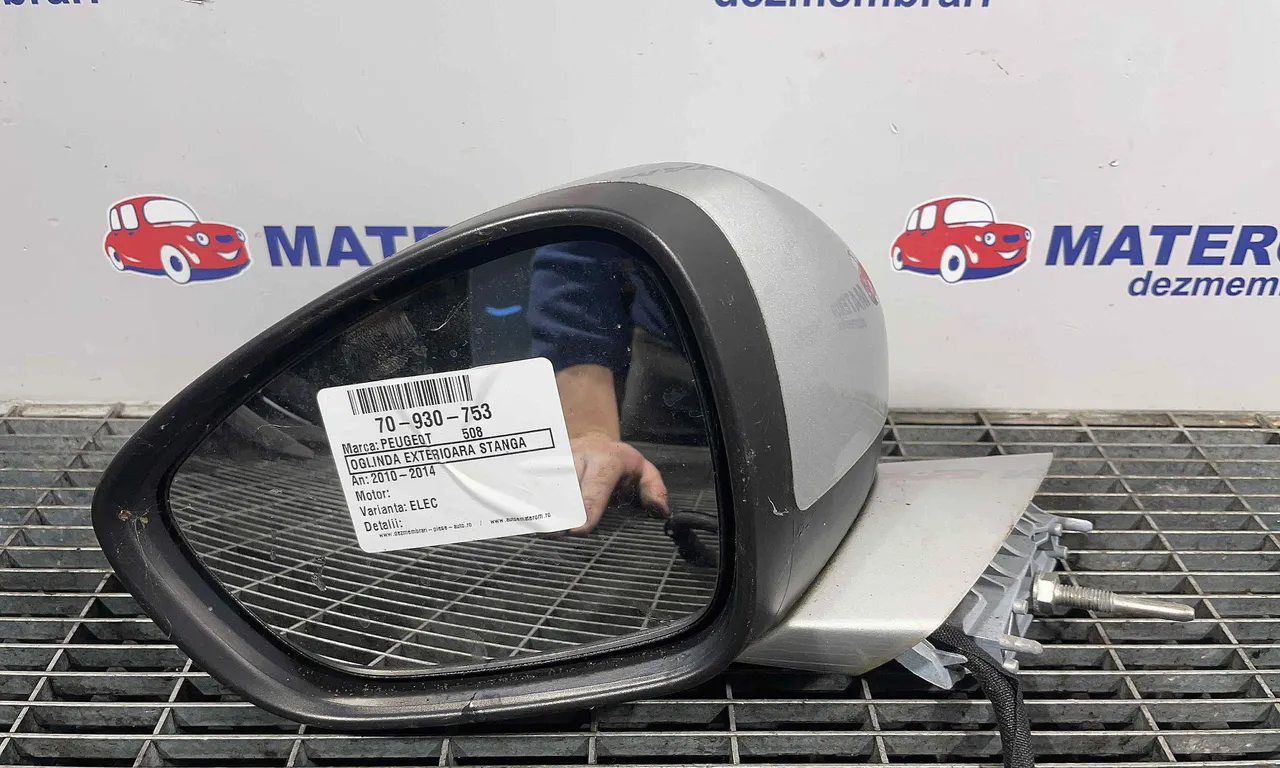 OGLINDA EXTERIOARA STANGA PEUGEOT 508 I 2010-2018