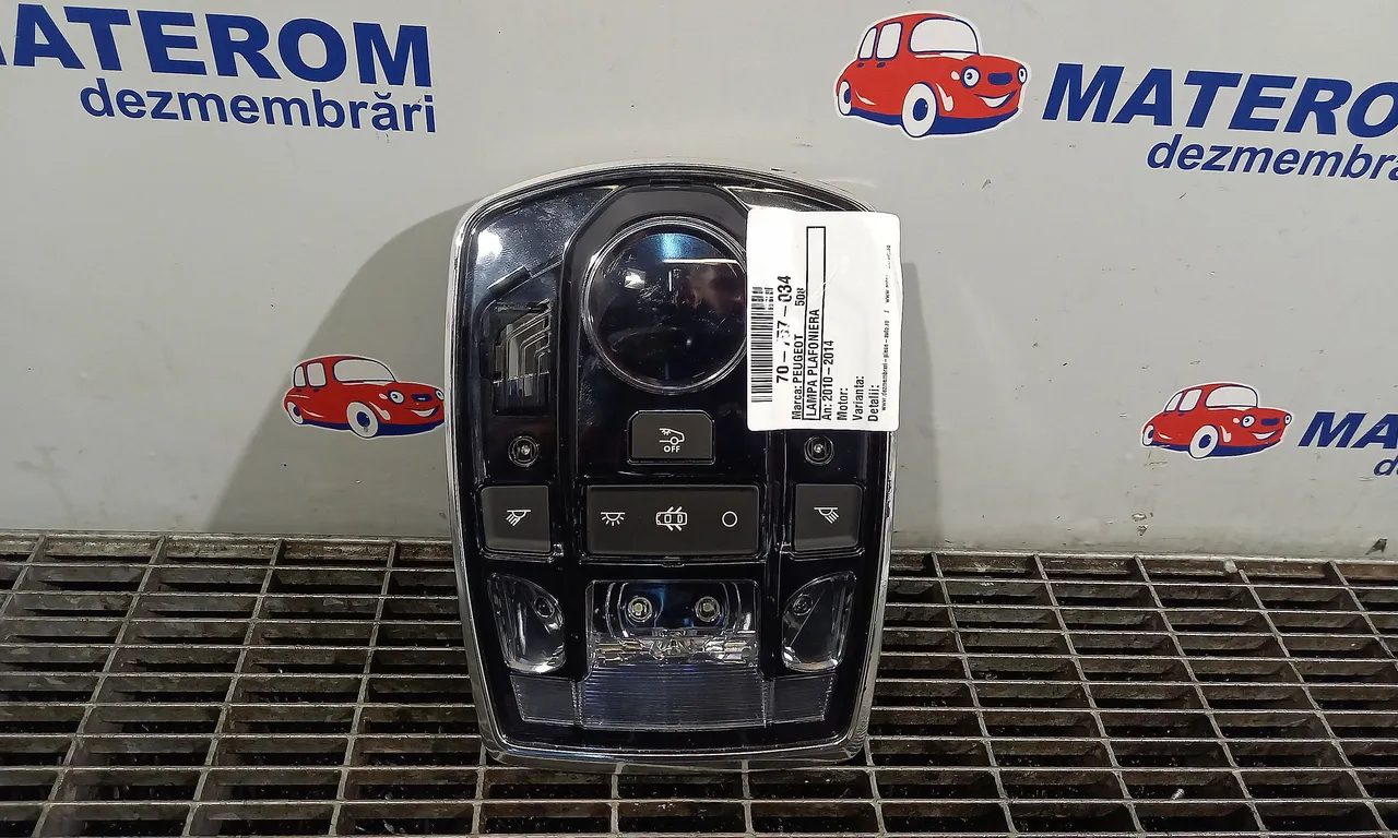 LAMPA PLAFONIERA PEUGEOT 508 I 2010-2018