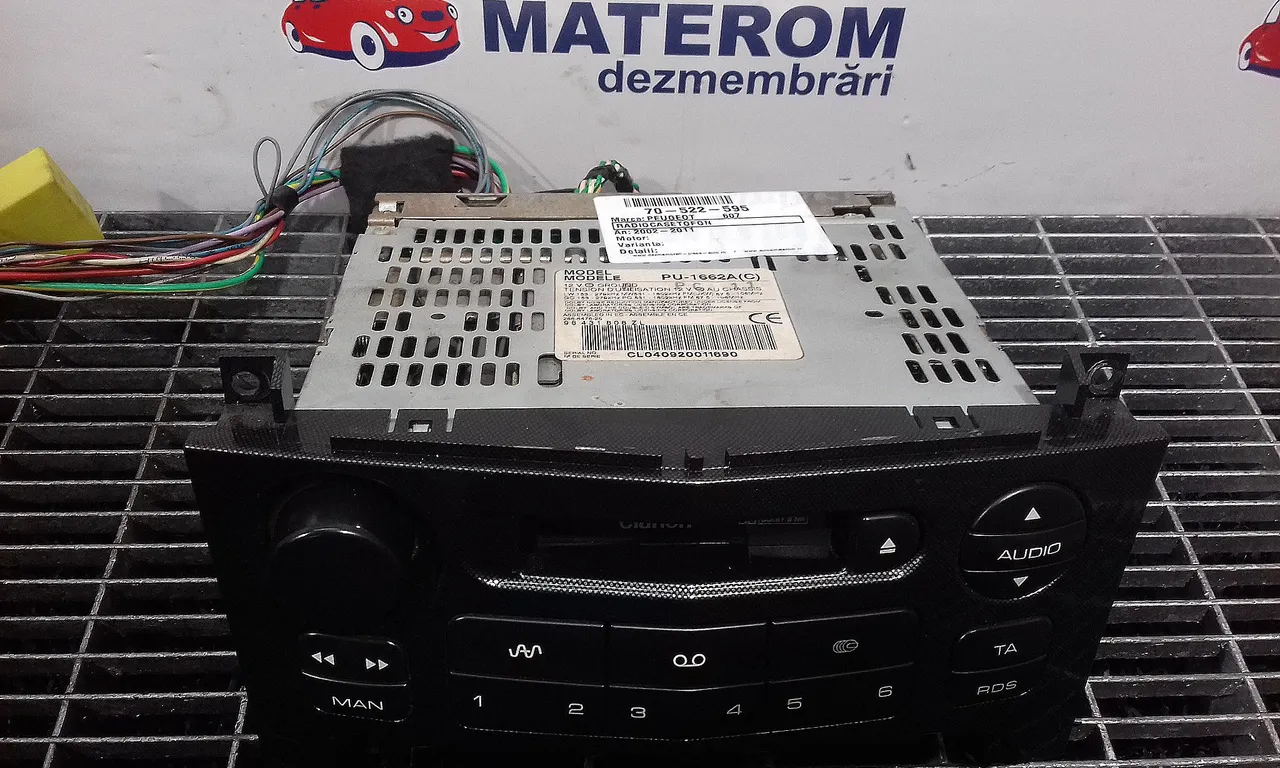 RADIOCASETOFON PEUGEOT 607 2000-2011