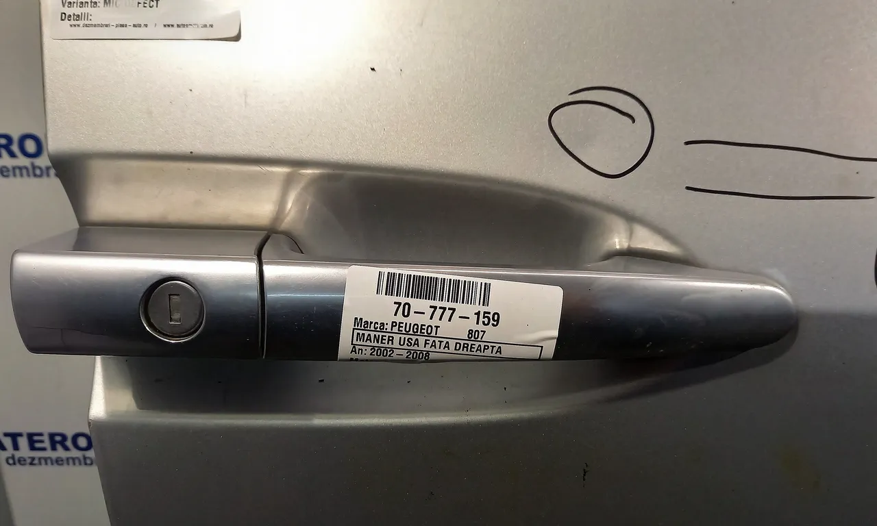 MANER USA FATA DREAPTA PEUGEOT 807 2002-2008