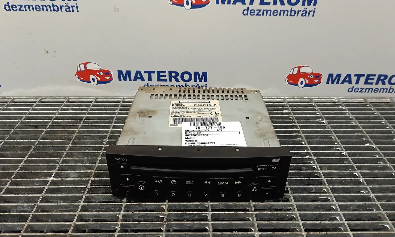 RADIO CD PEUGEOT 807 2002-2008