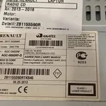 RADIO CD RENAULT CAPTUR I 0.9 TCe 90 2013-2016 oe-281155590R, vedere laterala