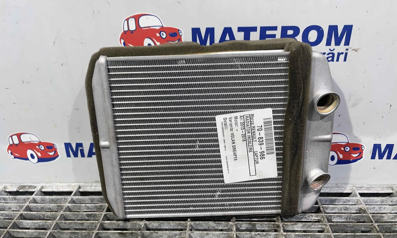 RADIATOR INCALZIRE RENAULT CAPTUR I 2013-2016