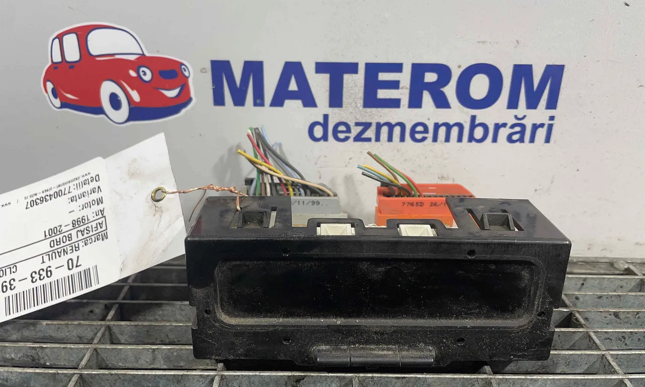 AFISAJ BORD RENAULT CLIO II 1998-2016